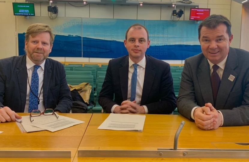 Guy Opperman MP and Cllr Nick Oliver (Northumberland County Council) have previously met with the Digital Minister Matt Warman MP to make the case for broadband investment in Northumberland