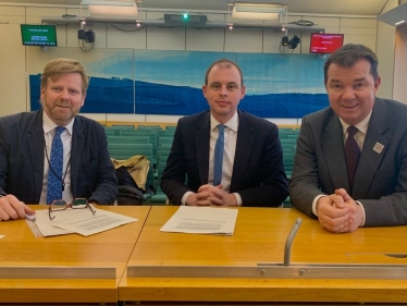 Guy Opperman MP and Cllr Nick Oliver (Northumberland County Council) have previously met with the Digital Minister Matt Warman MP to make the case for broadband investment in Northumberland