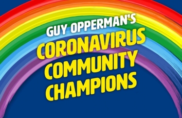 Graphic to promote Coronavirus Community Champion Awards